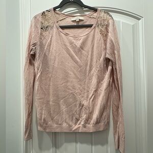 LOFT Blush Knit Top